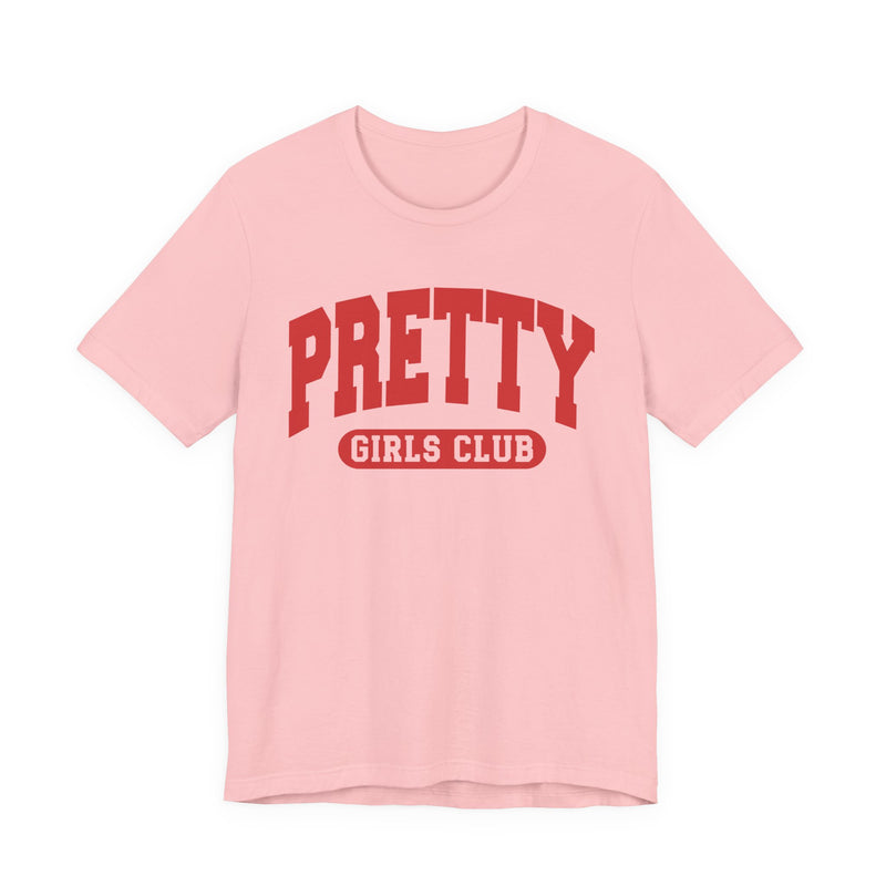 Pretty Girls Club — Retro Collegiate T-Shirt