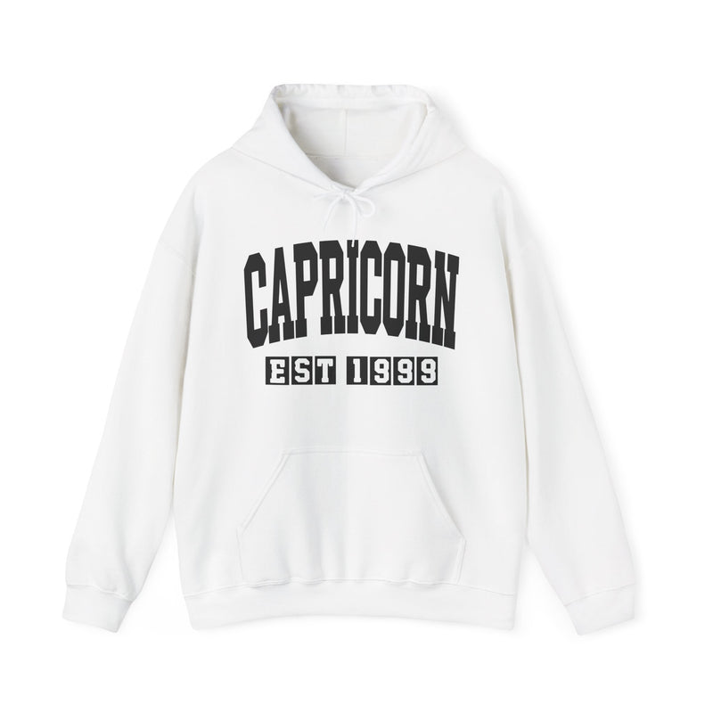 Capricorn (EST YEAR) Personalization — Zodiac Birthday Year Hoodie