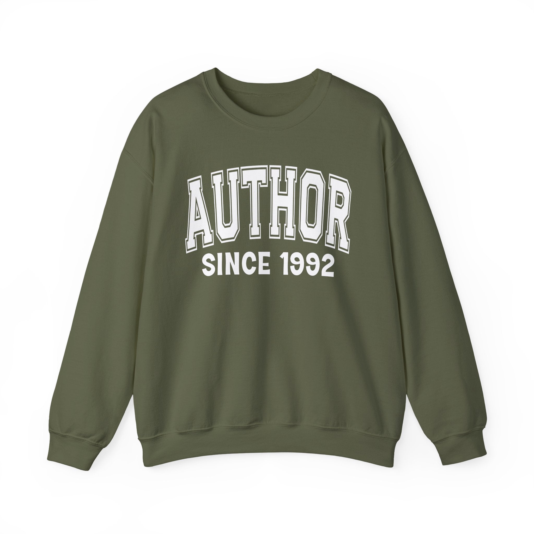 Author Personalization Sweatshirt - Add Your Special "Since Date"
