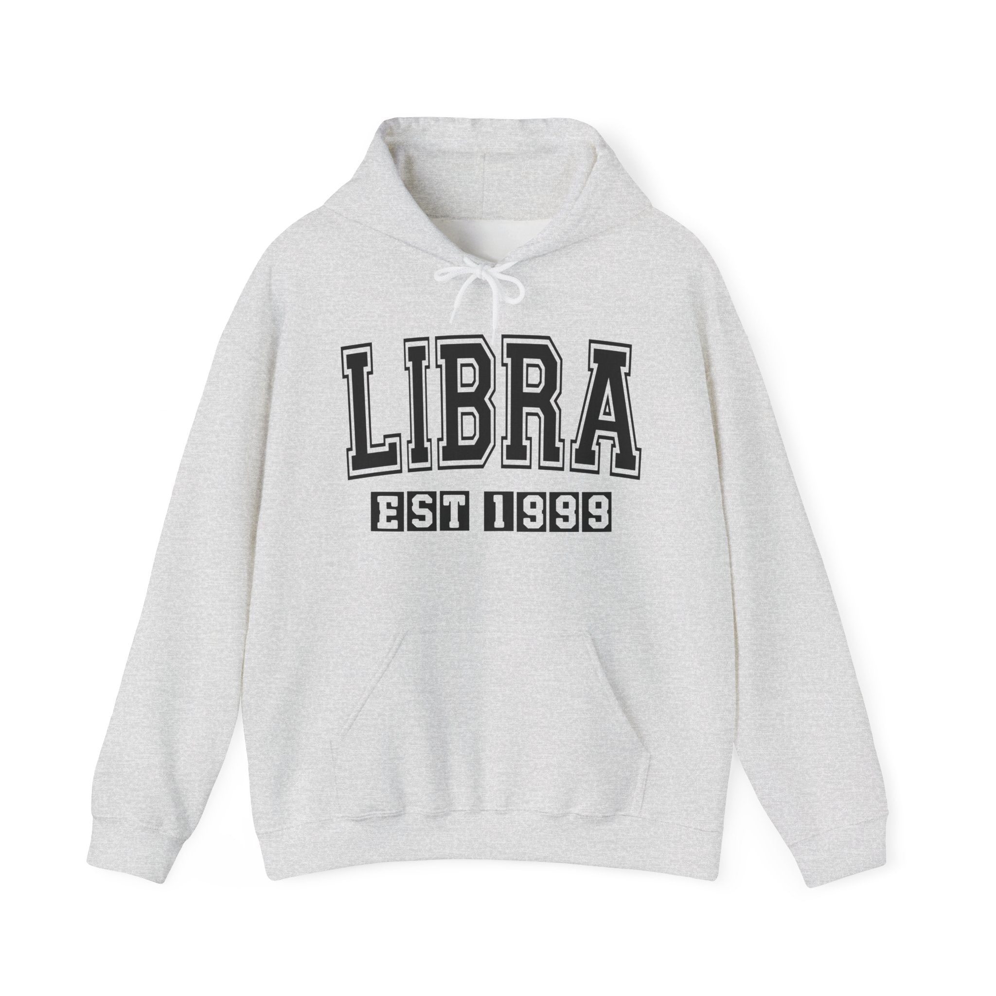 Libra (EST YEAR) Personalization — Zodiac Birthday Year Hoodie