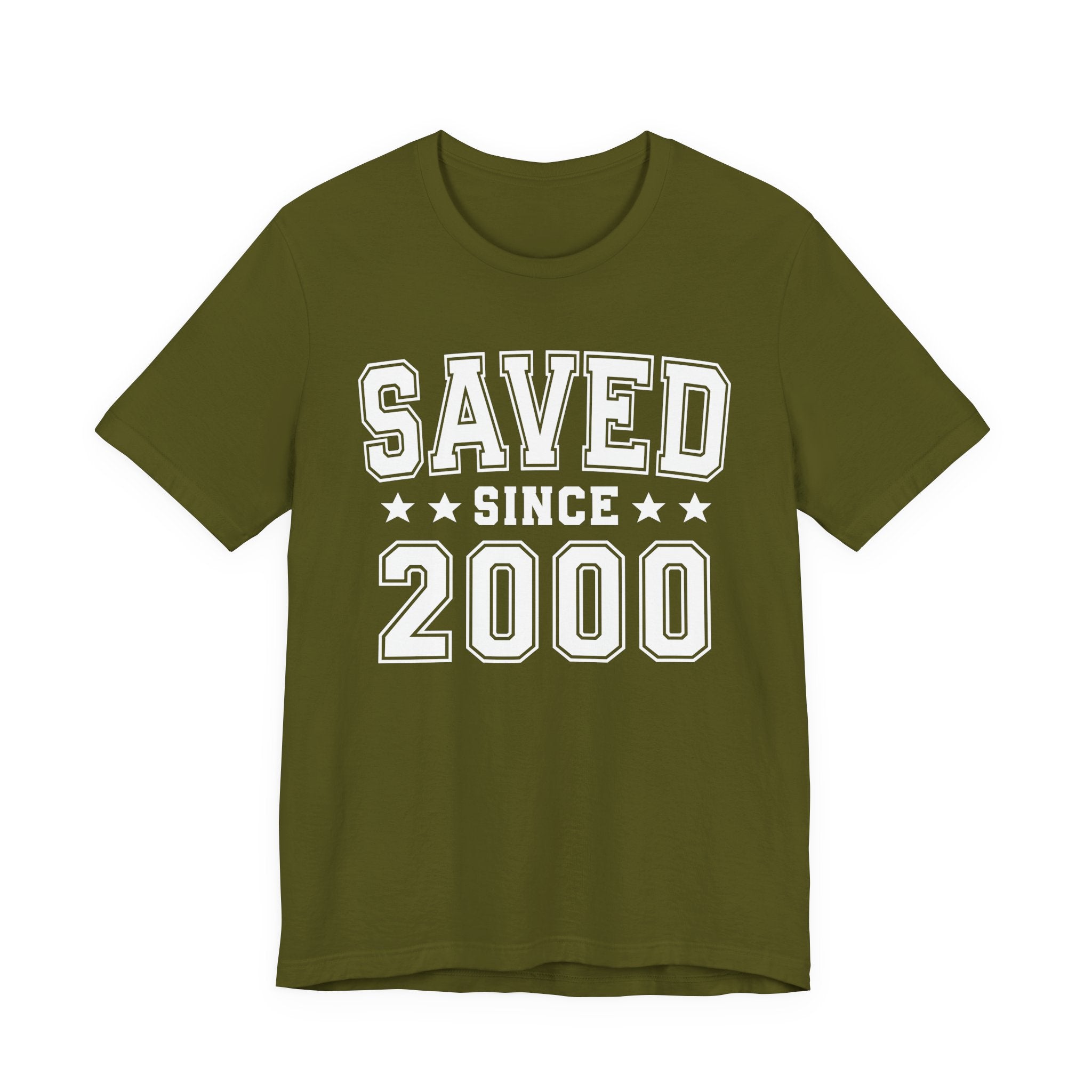Saved Since (Personalized Date) —  Faith Milestone T-shirt