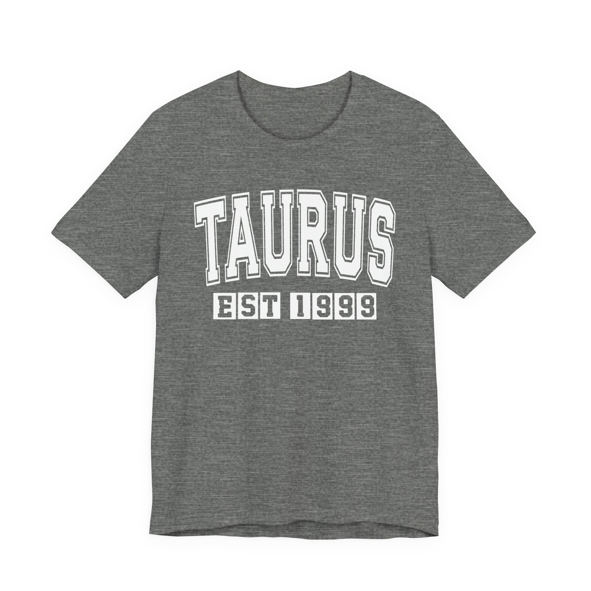 Taurus EST (YEAR) Personalization — Zodiac Birthday Tee Shirt