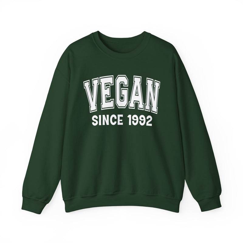 Vegan Personalization Sweatshirt — Add Your Special "Since Date"