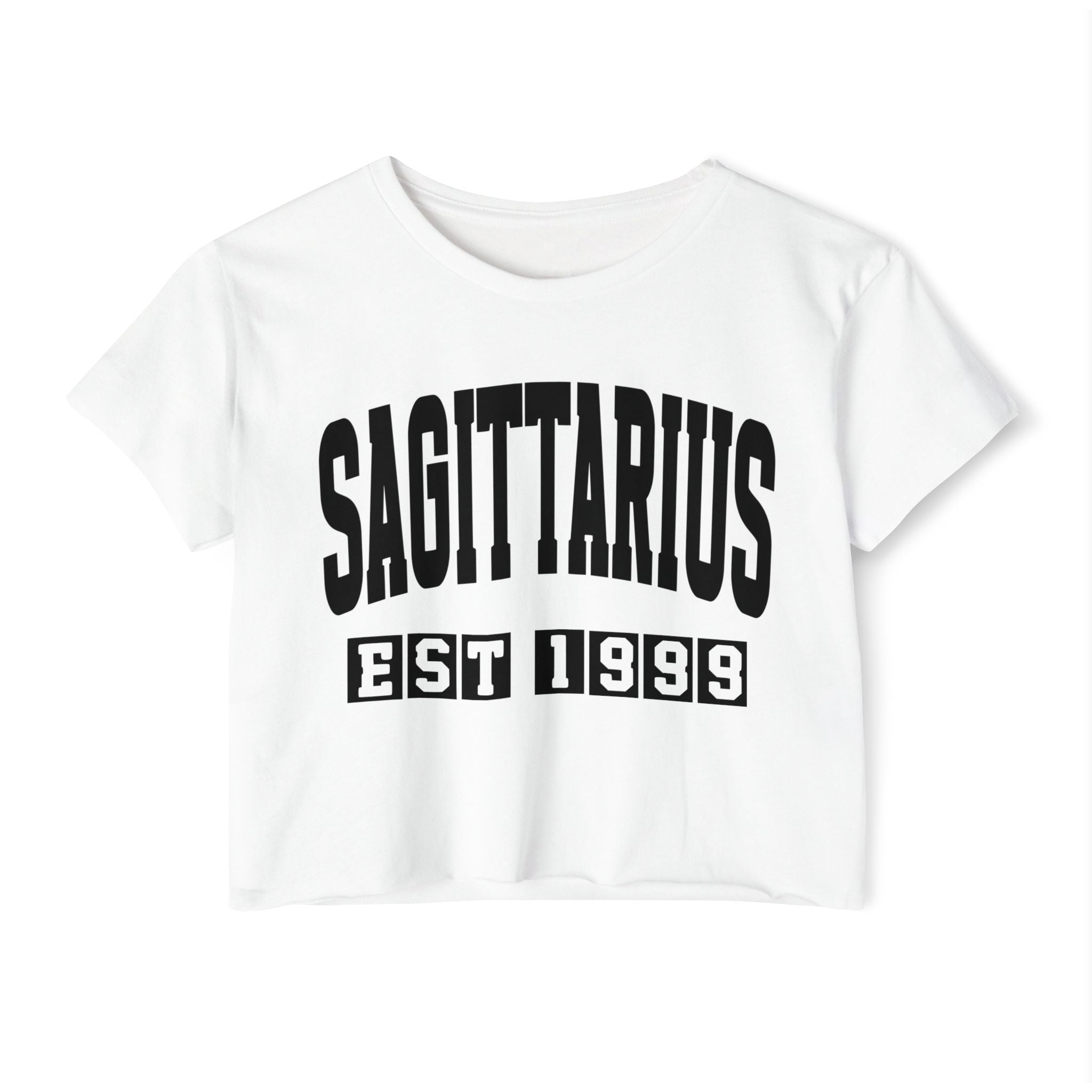 Sagittarius EST (YEAR) Personalization -  Crop Top