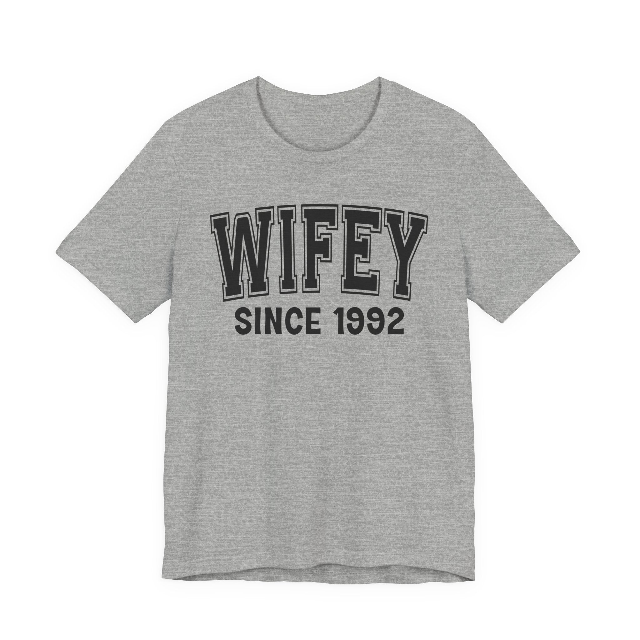 Wifey Personalization T-Shirt - Add Your Special "Since Date"