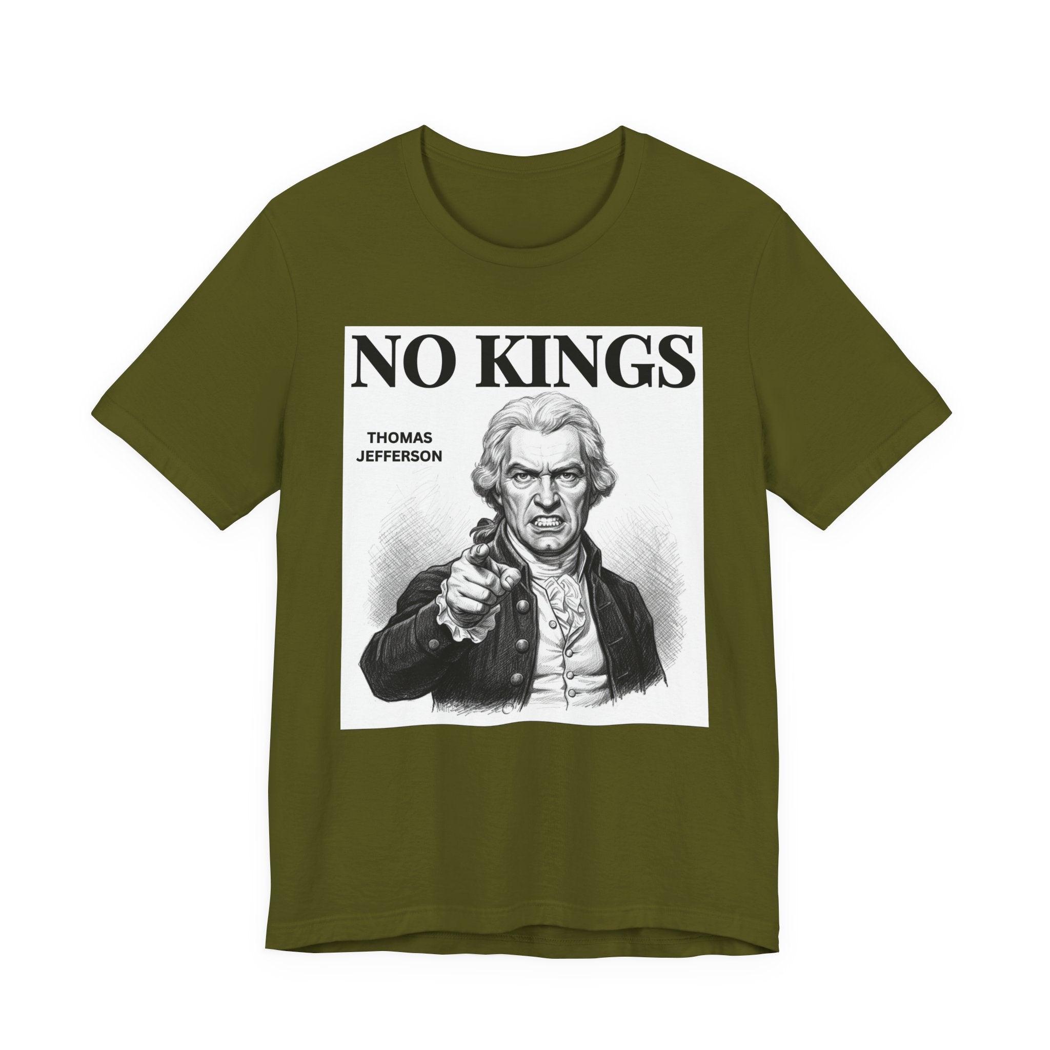 No Kings Thomas Jefferson T-Shirt
