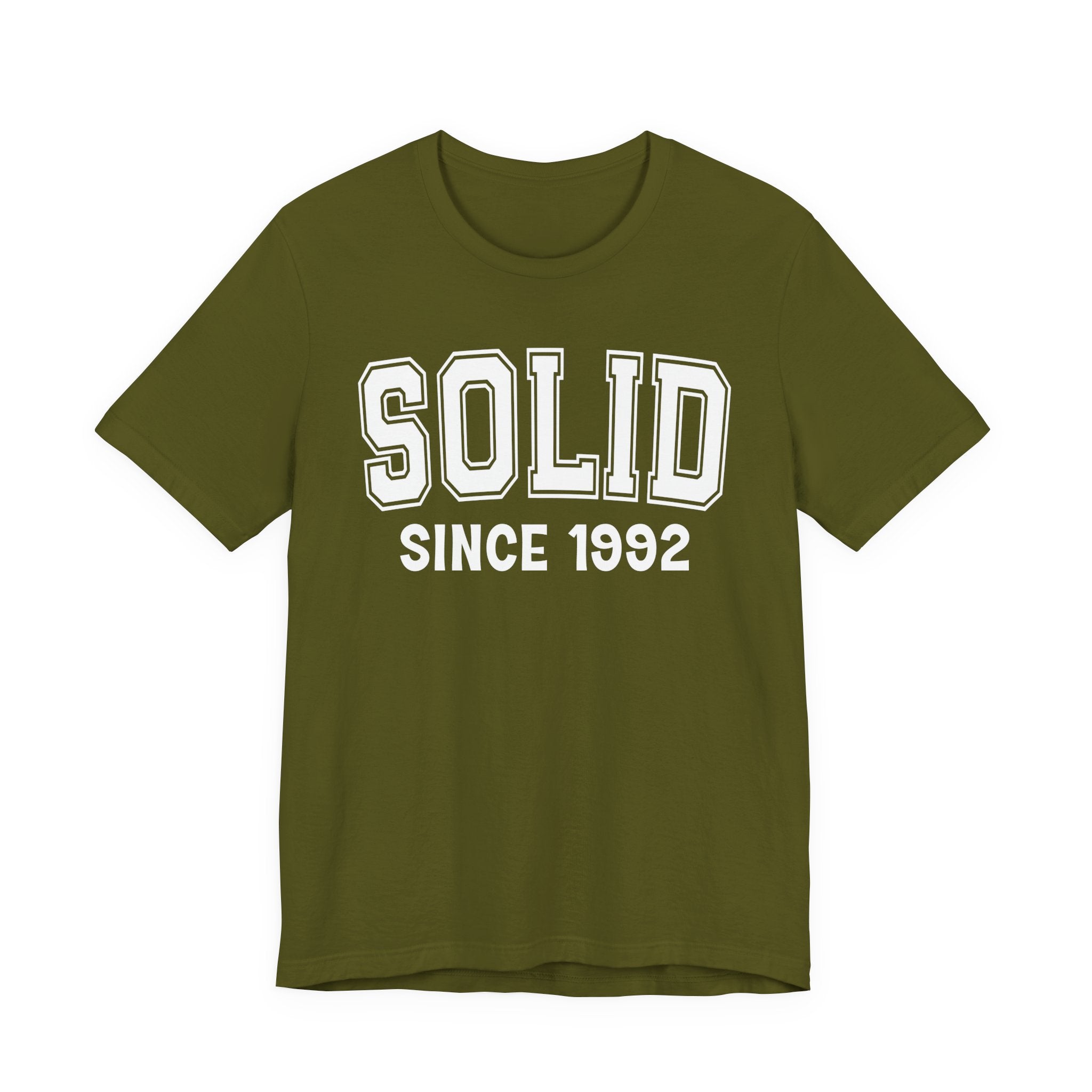 Solid Personalization T-Shirt - Add Your Special "Since Date"