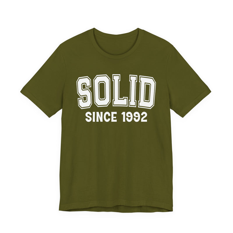 Solid Personalization T-Shirt — Add Your Special "Since Date"