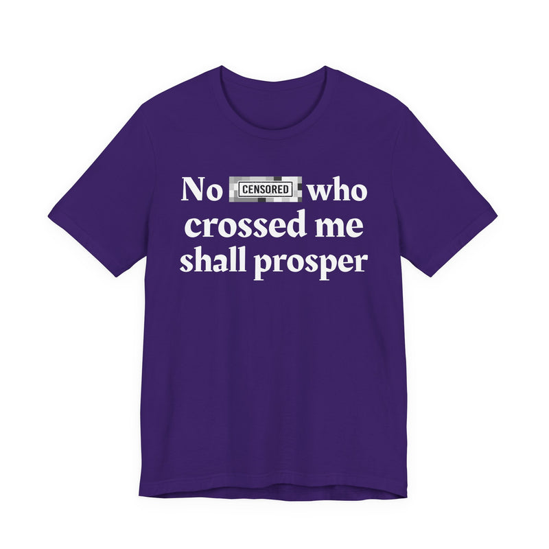 No Bitch Who Crossed Me Shall Prosper — T-Shirt