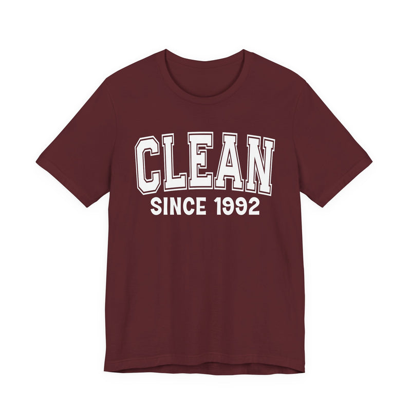 Clean Personalization T-Shirt — Add Your Special "Since Date"