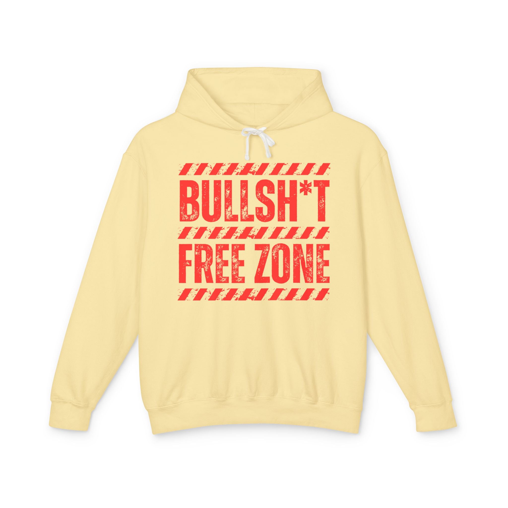 Bullshit Free Zone Hoodie — Funny Boundaries Hoodie