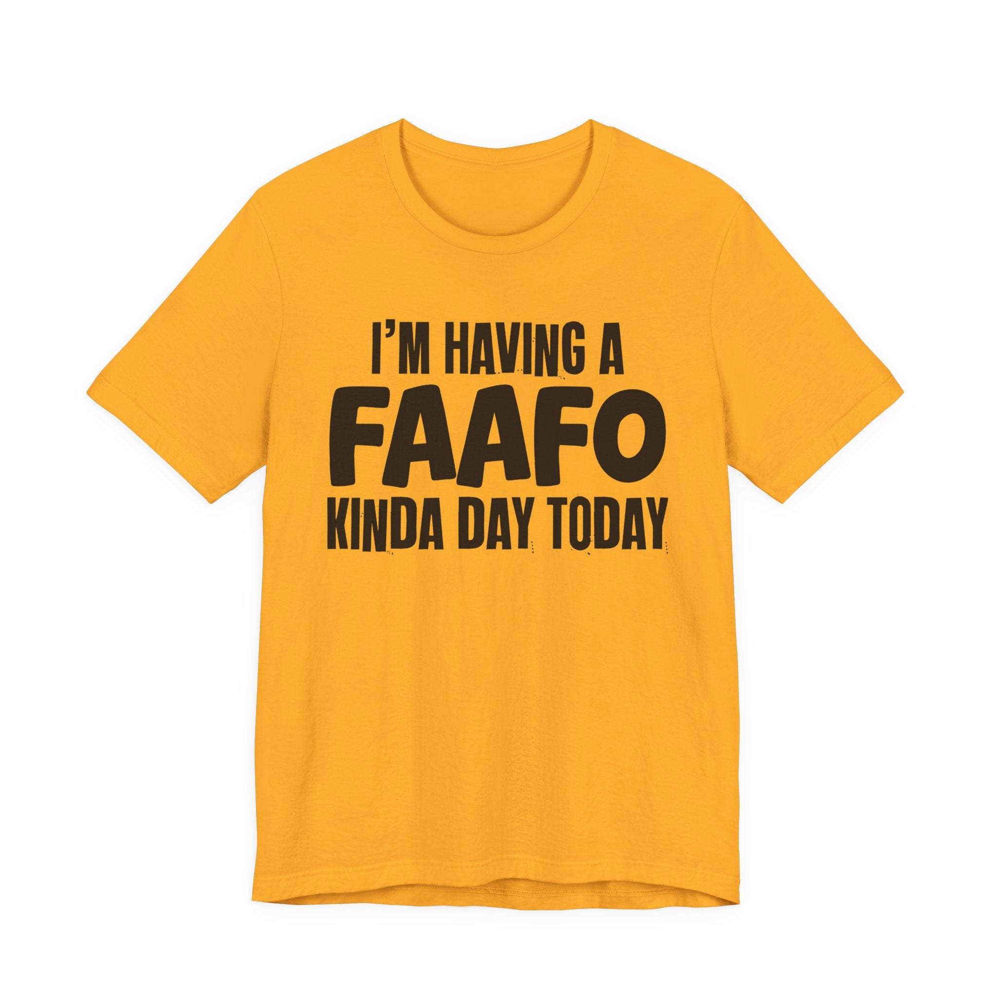 I'm Having a FAAFO Kinda Day Today - Humorous Mood T-Shirt