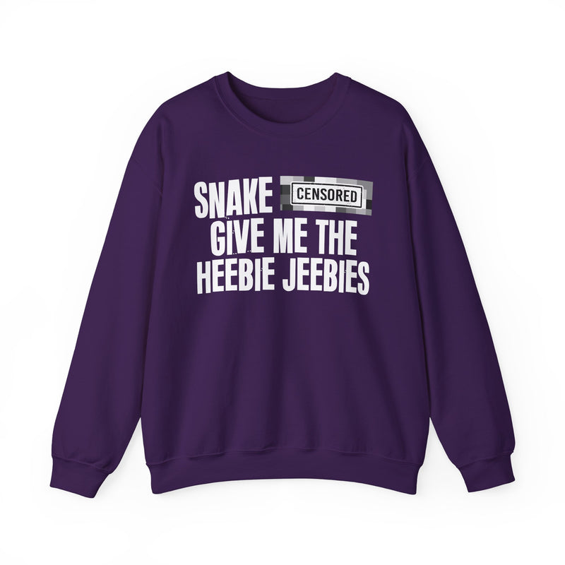 Snake [Censored] Give Me The Heebie Jeebies - Sweatshirt