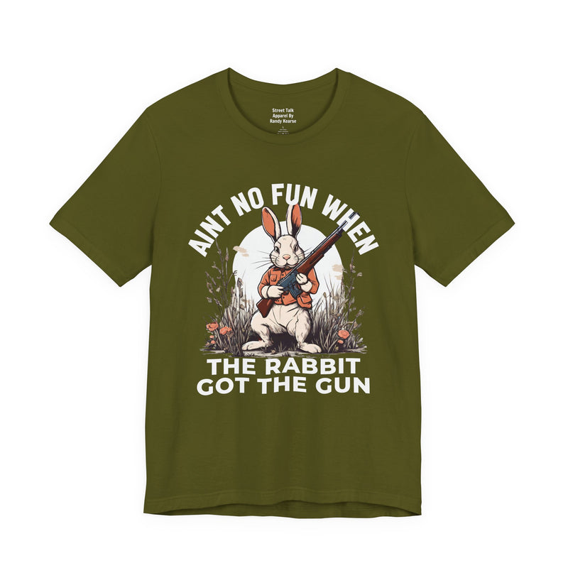 Aint No Fun When The Rabbit Got The Gun T-Shirt.