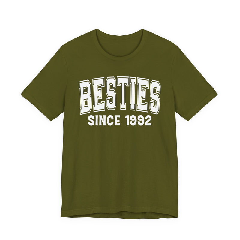 Besties Personalization T-Shirt — Add Your Special "Since Date"