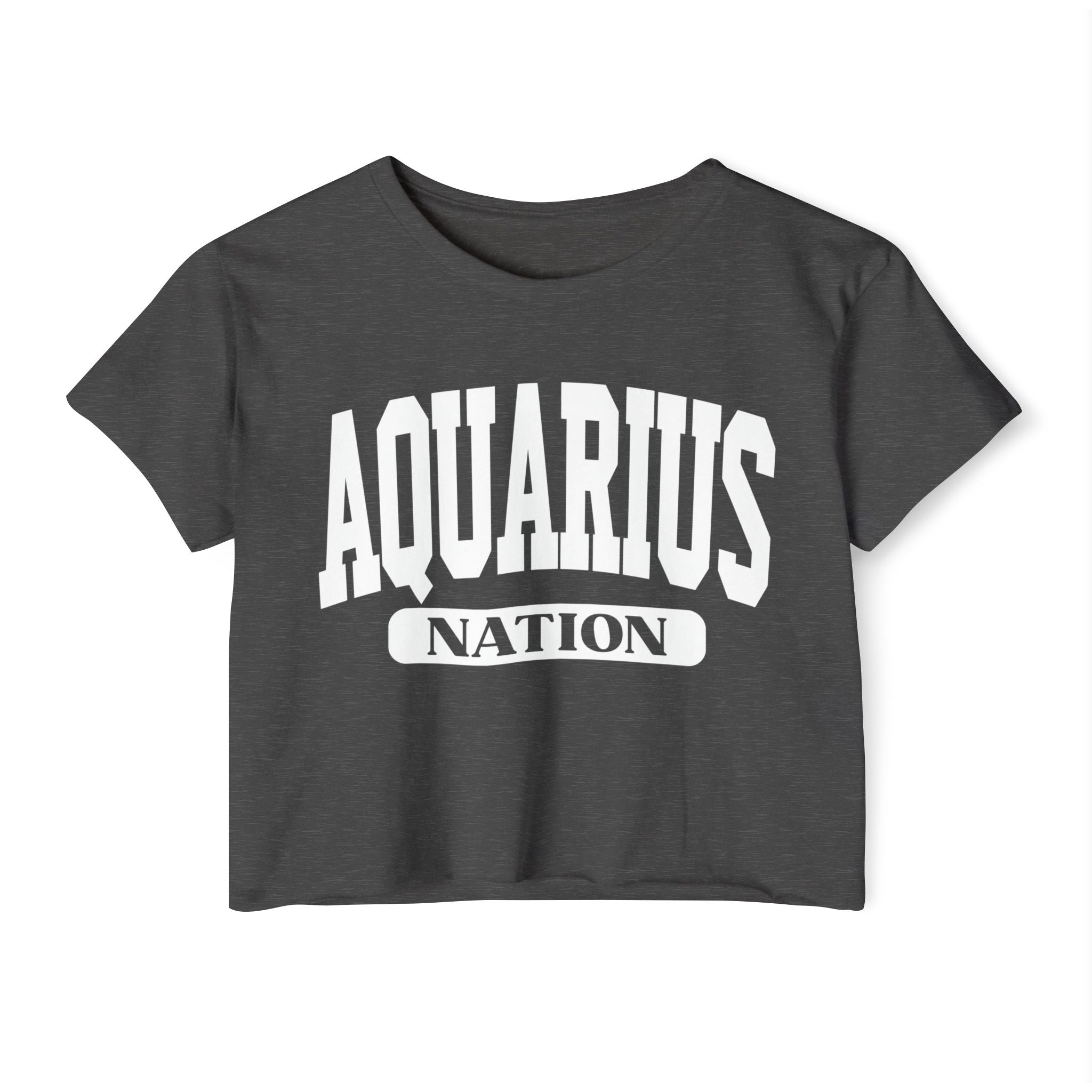 Aquarius Nation — Women’s Zodiac Festival Crop Top