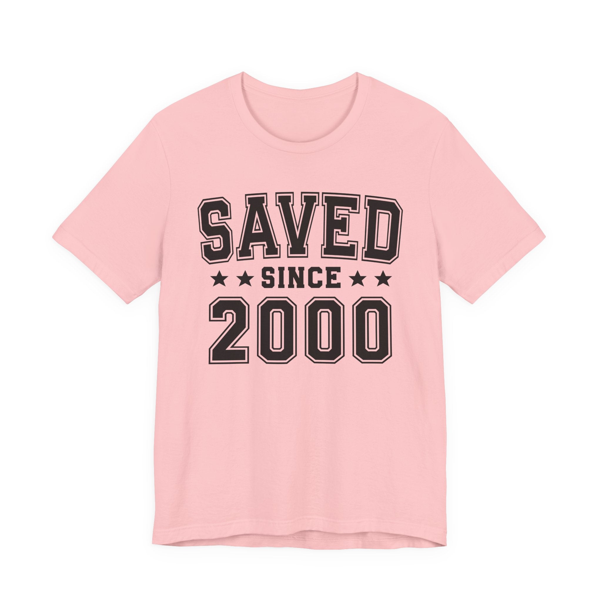 Saved Since (Personalized Date) —  Faith Milestone T-shirt