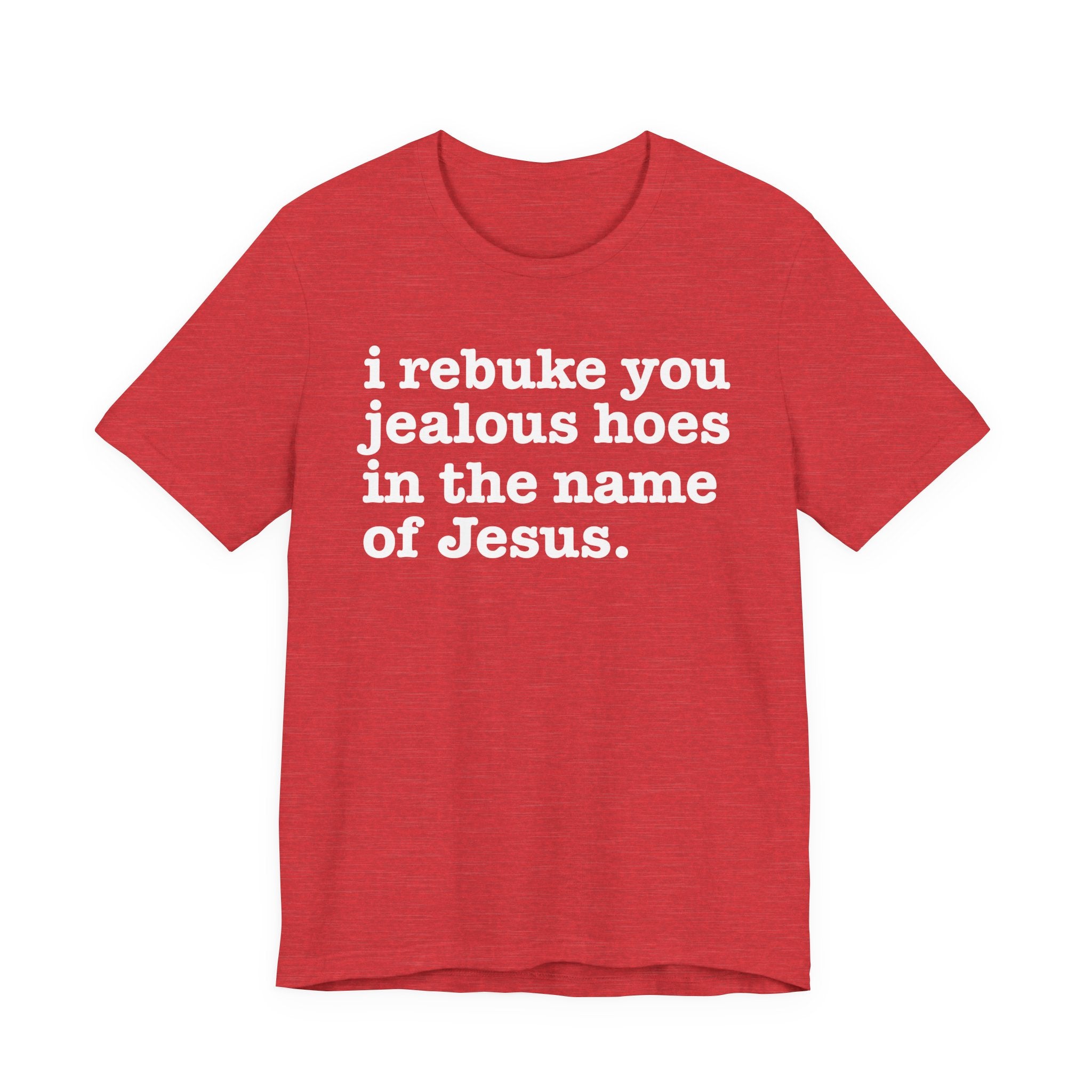 I Rebuke You Jealous Hoes in the Name of Jesus — Christian Humor T-Shirt