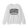 Aquarius (EST YEAR) Personalization — Zodiac Graphic Sweatshirt