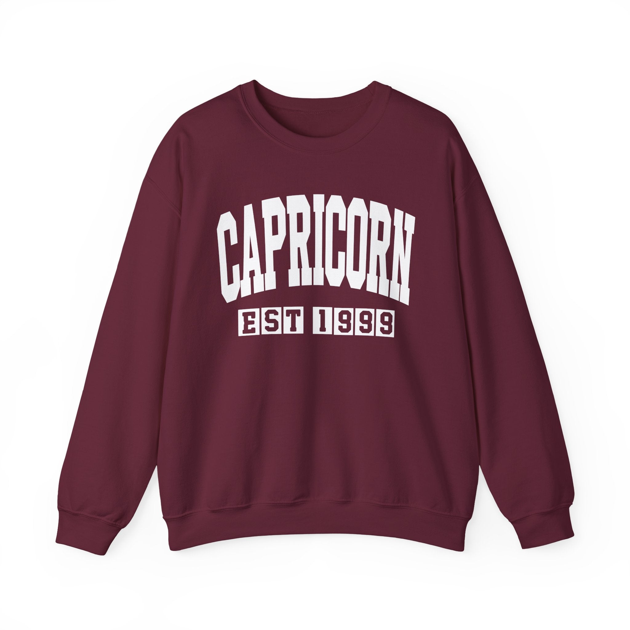 Capricorn (EST YEAR) Personalization — Zodiac Graphic Sweatshirt