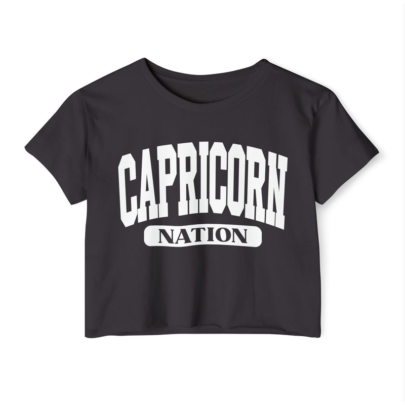 Capricorn Nation — Women’s Zodiac Festival Crop Top