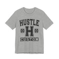 Custom Hustle Varsity Tee Shirt — Customize Birthday Day/Month/Year - Customize Season/nation/Society