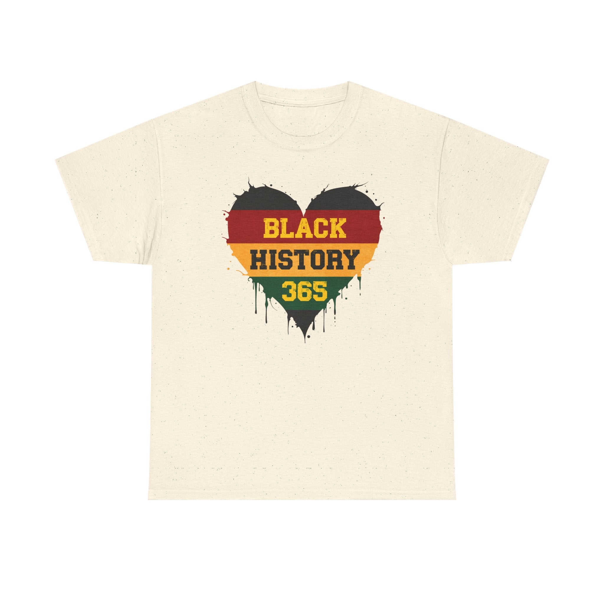 Black History Heart Tee Shirt