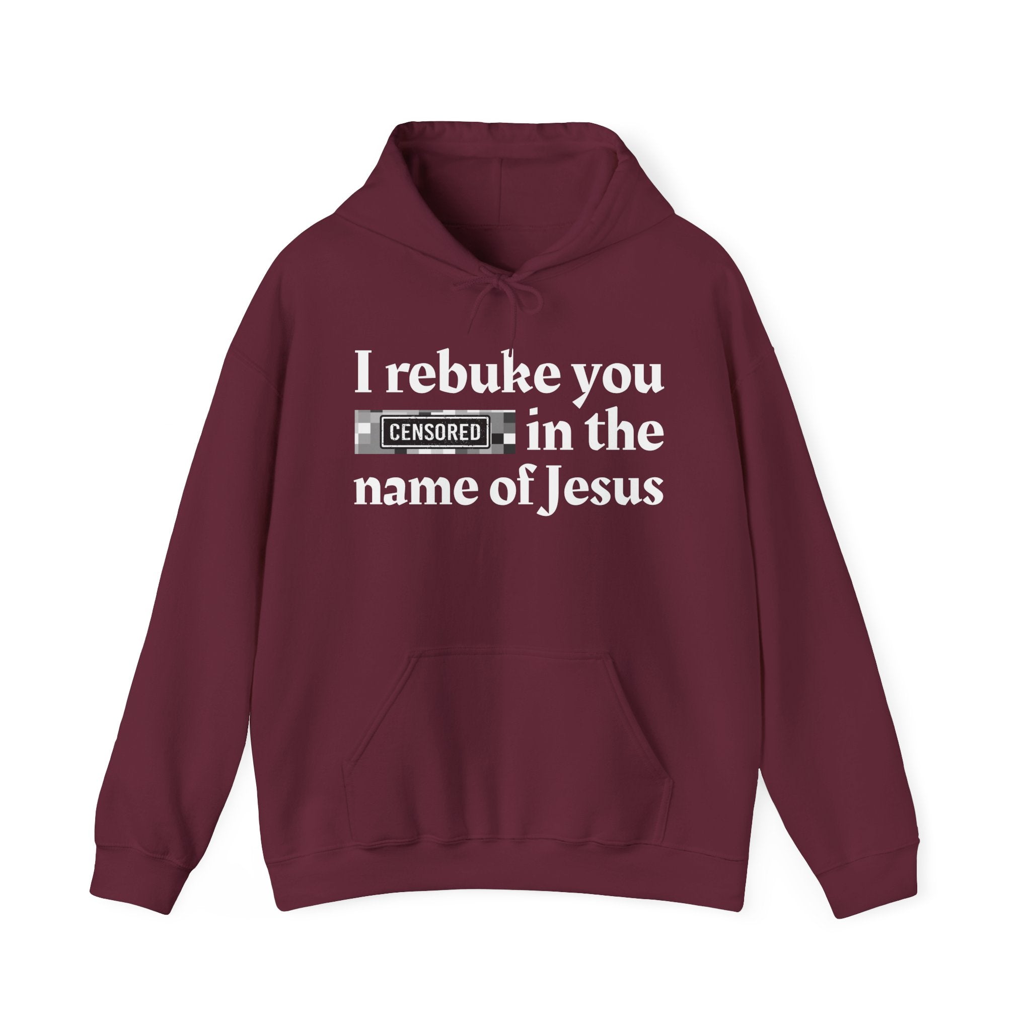 I rebuke you Bitches in the name of Jesus — Sarcastic Christian Hoodie