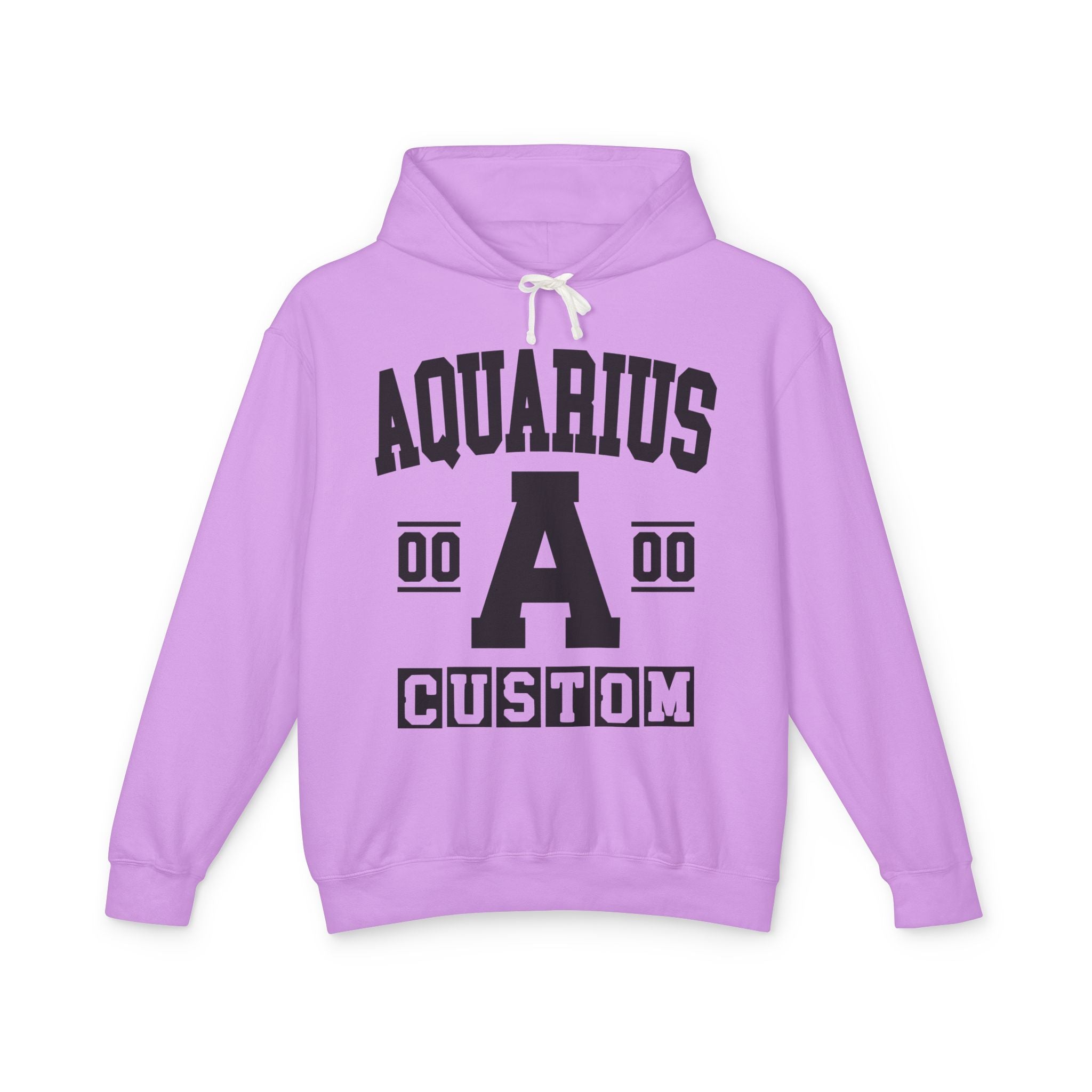 Custom Aquarius Varsity Hoodie - Customize Birthday Day/Month/Year - Customize Gemini Season/Nation
