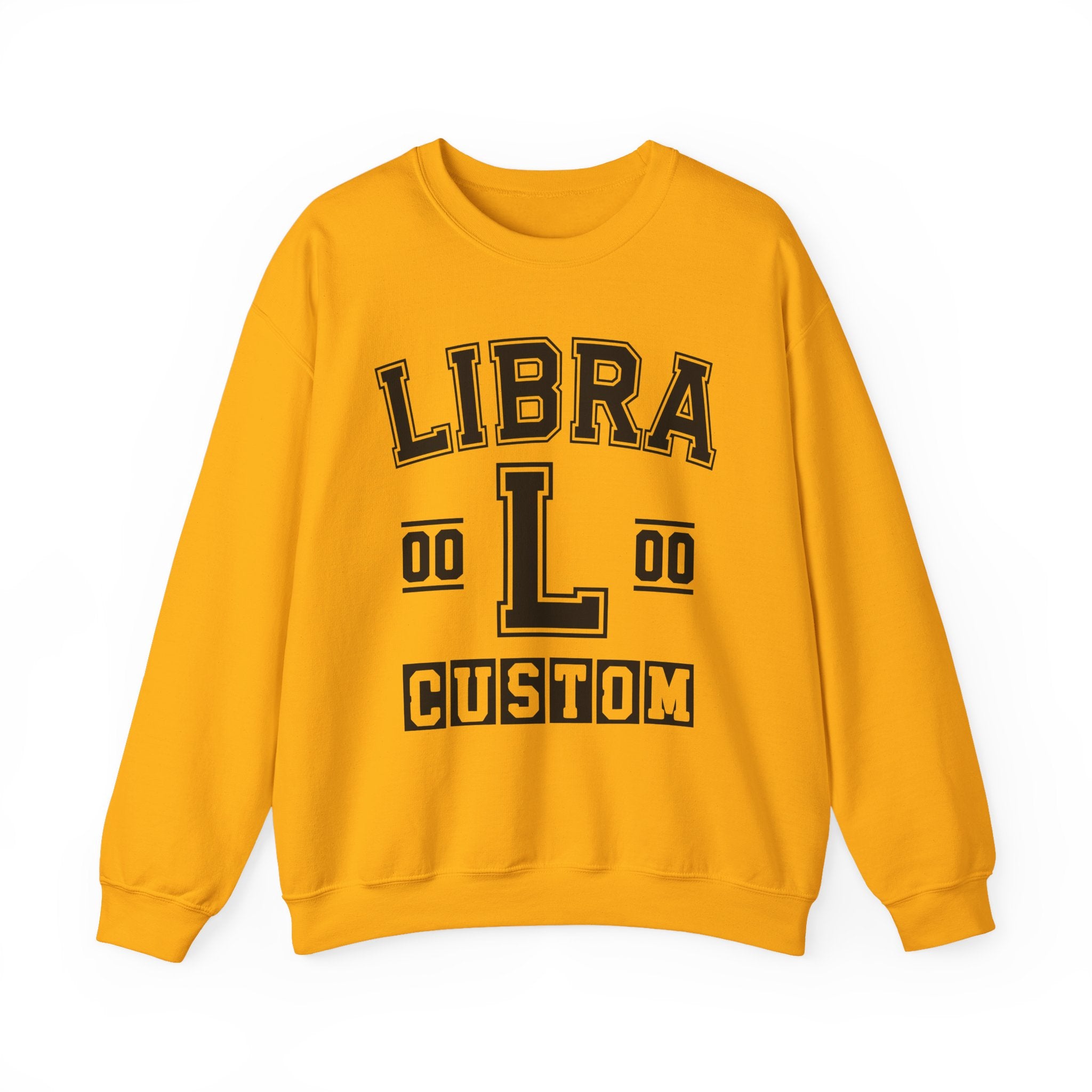 Custom Libra Varsity Sweatshirt - Customize Birthday Day/Month/Year - Customize Gemini Season/Nation