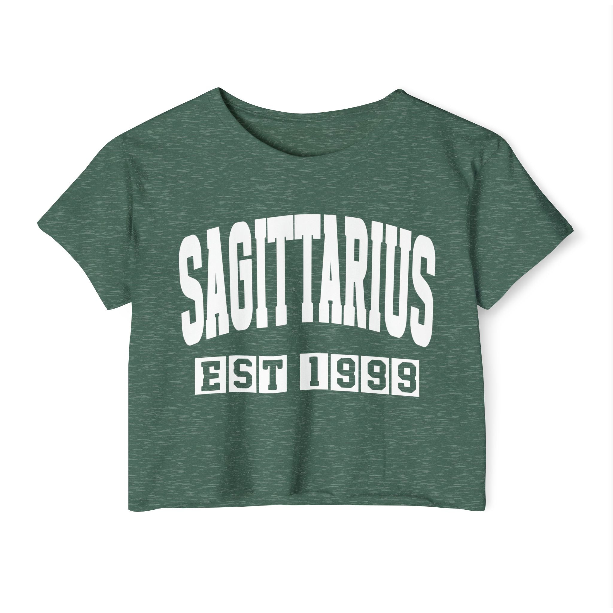 Sagittarius EST (YEAR) Personalization -  Crop Top