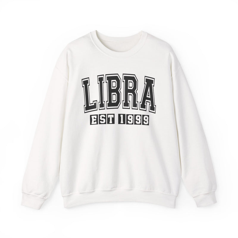 Libra (EST YEAR) Personalization — Zodiac Graphic Sweatshirt