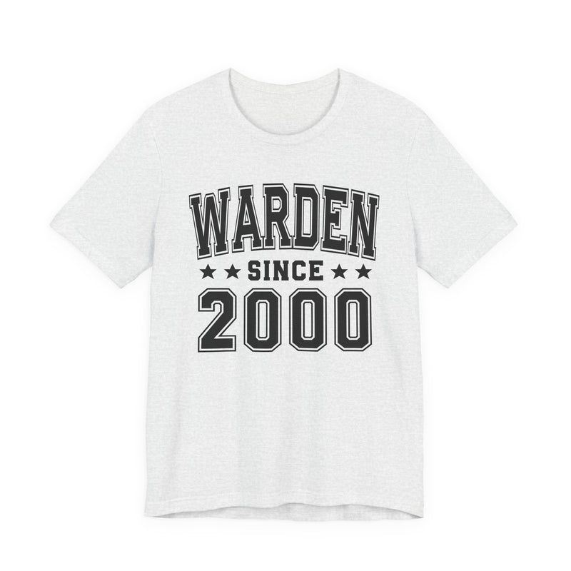 Warden Since (Personalized Date) —  Bride/Married T-shirt, Wedding & Anniversary Gift