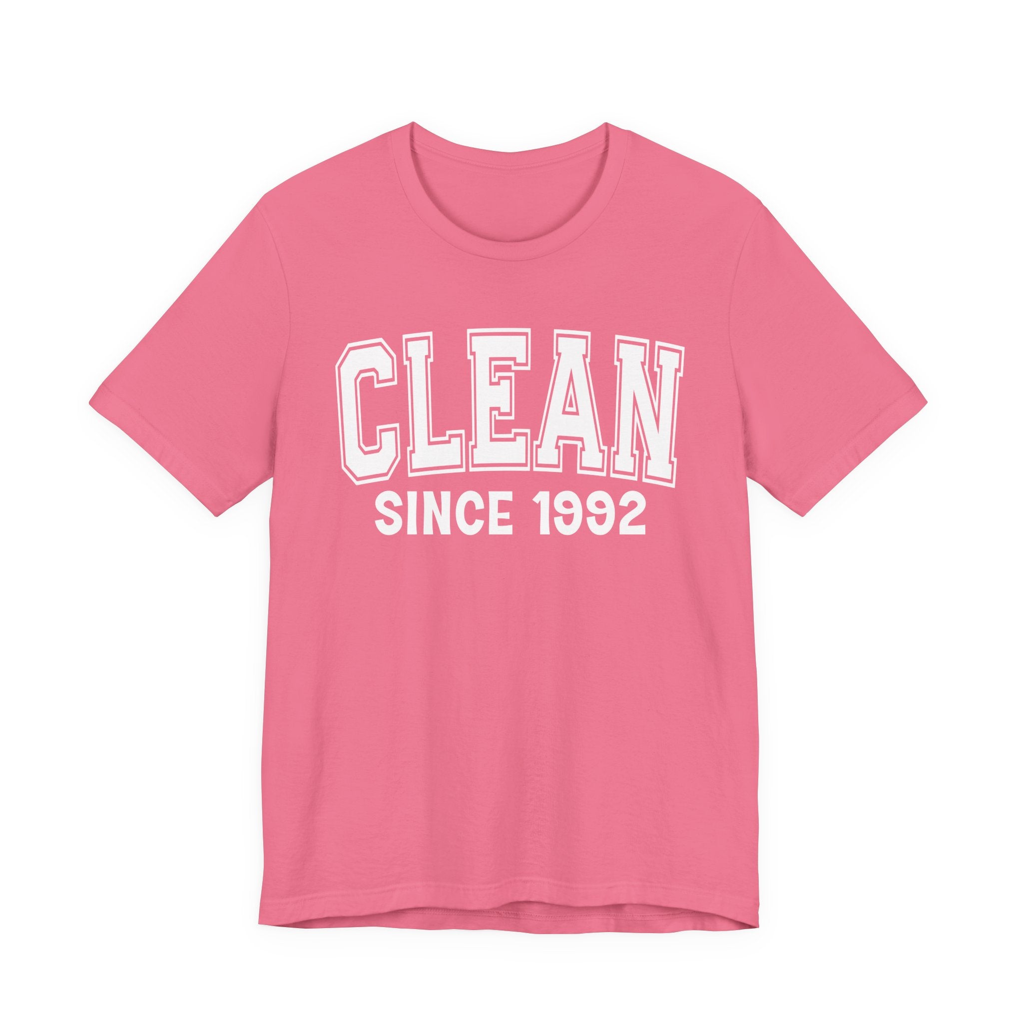 Clean Personalization T-Shirt - Add Your Special "Since Date"