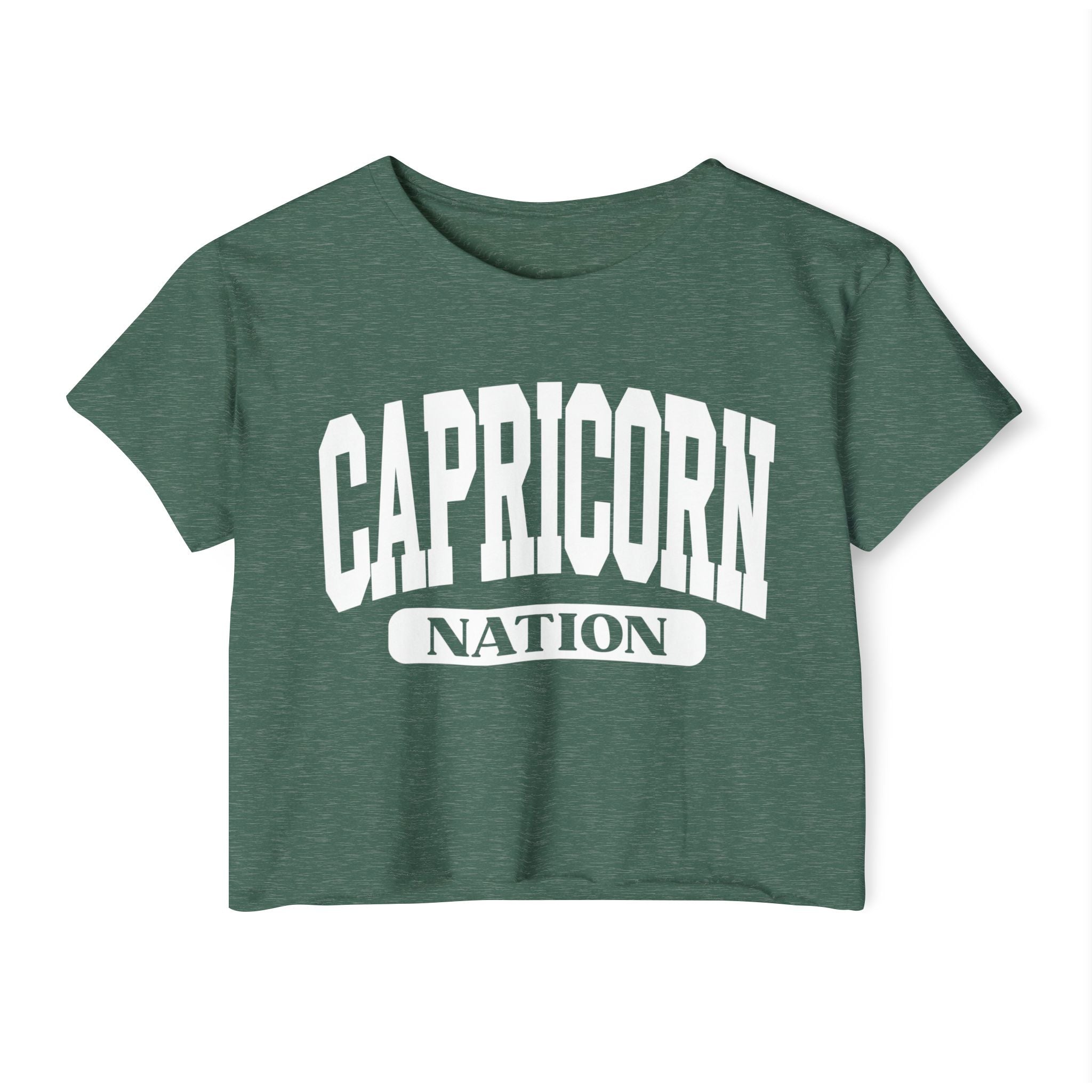 Capricorn Nation — Women’s Zodiac Festival Crop Top