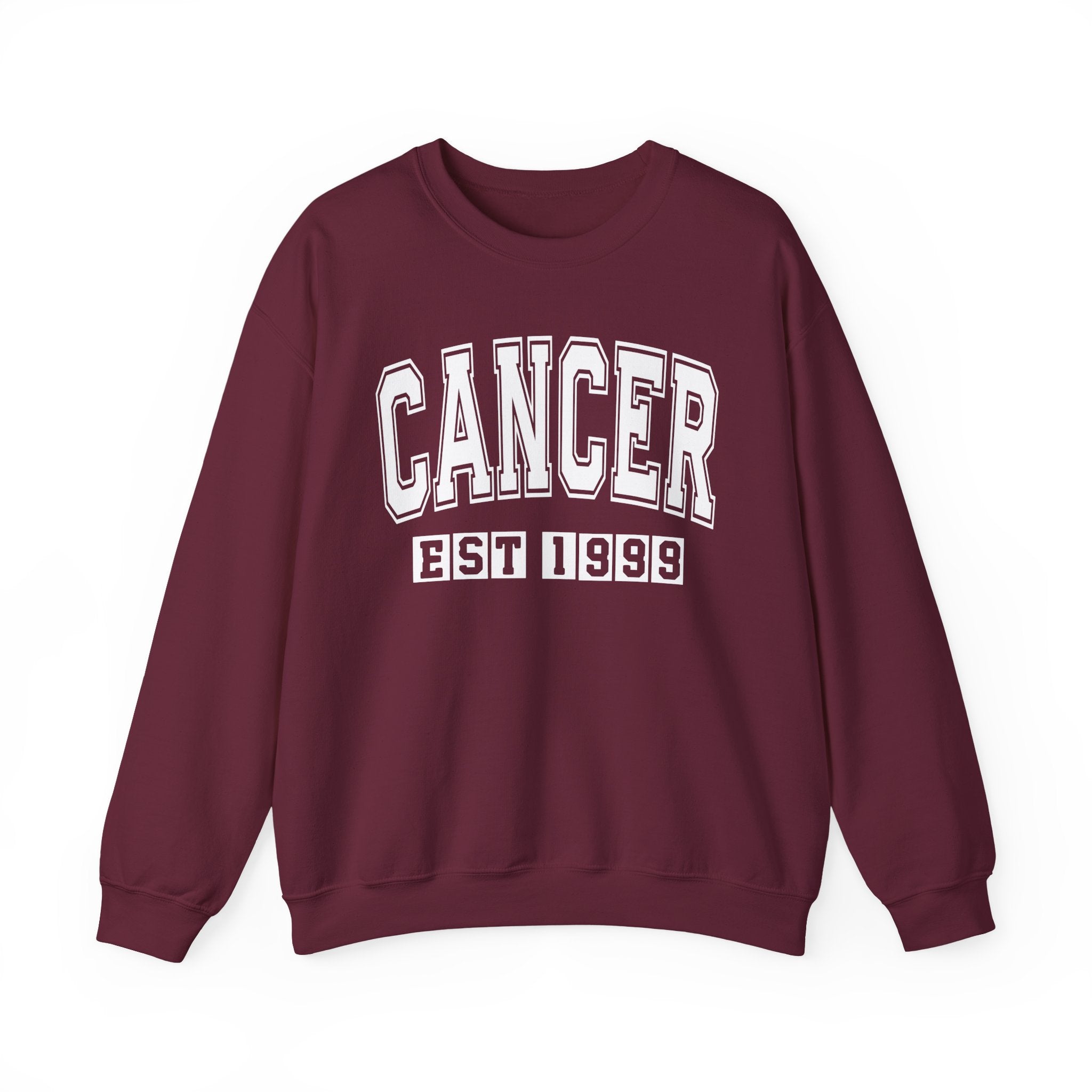 Cancer (EST YEAR) Personalization — Zodiac Graphic Sweatshirt