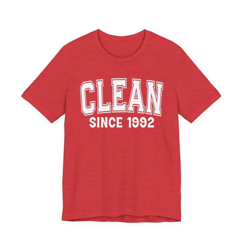 Clean Personalization T-Shirt — Add Your Special "Since Date"