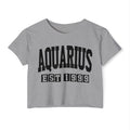 Aquarius EST (YEAR) Personalization -  Crop Top