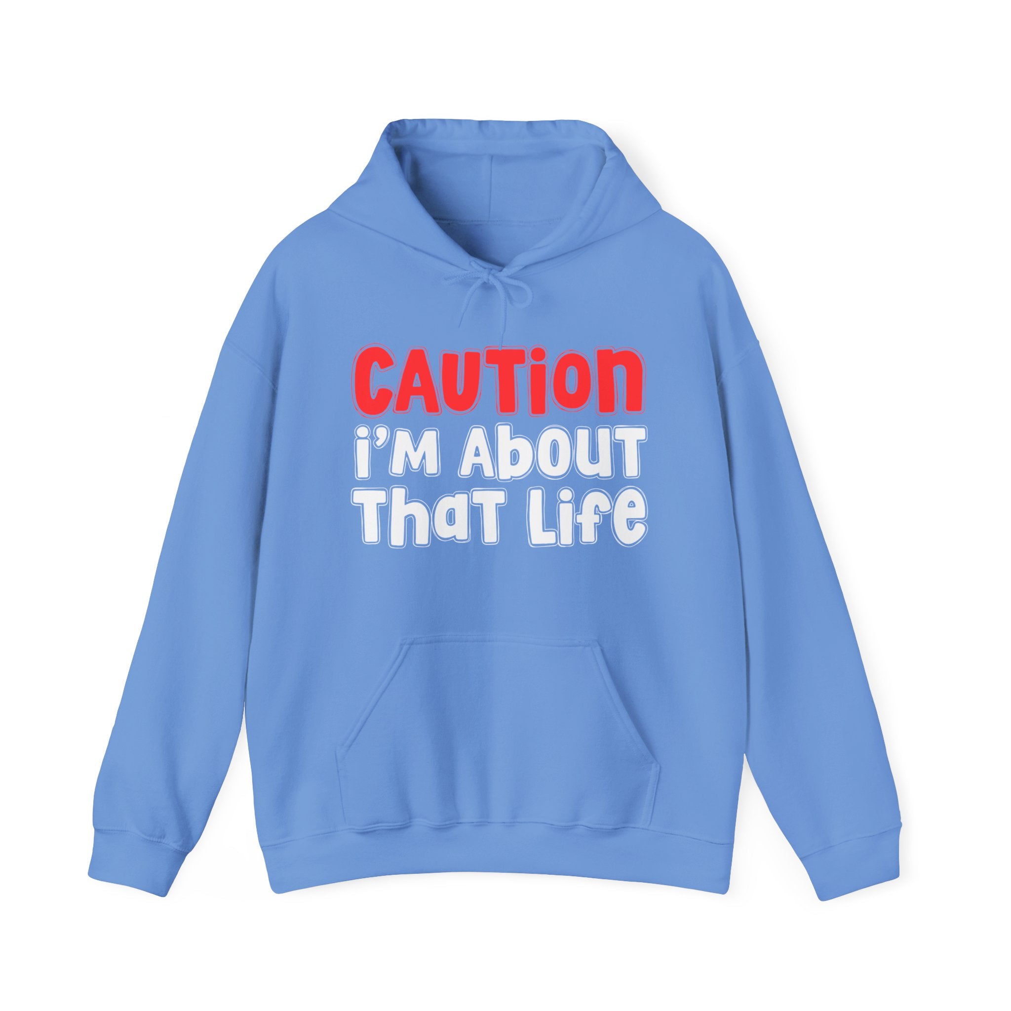 Caution I'm About That Life － Old School Statement Hoodie