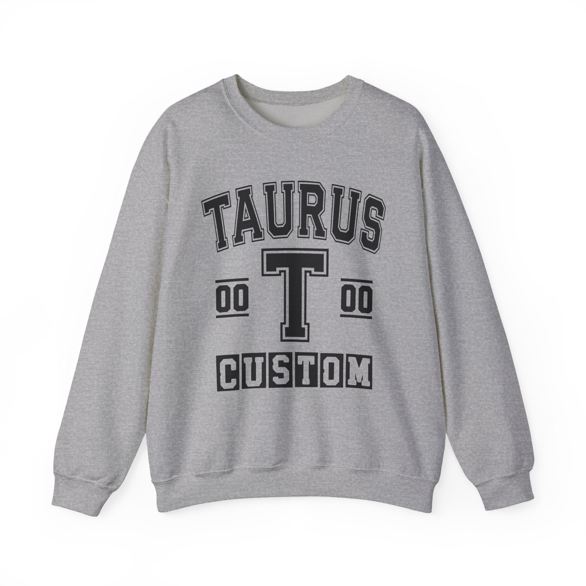 Custom Taurus Varsity Sweatshirt - Customize Birthday Day/Month/Year - Customize Gemini Season/Nation