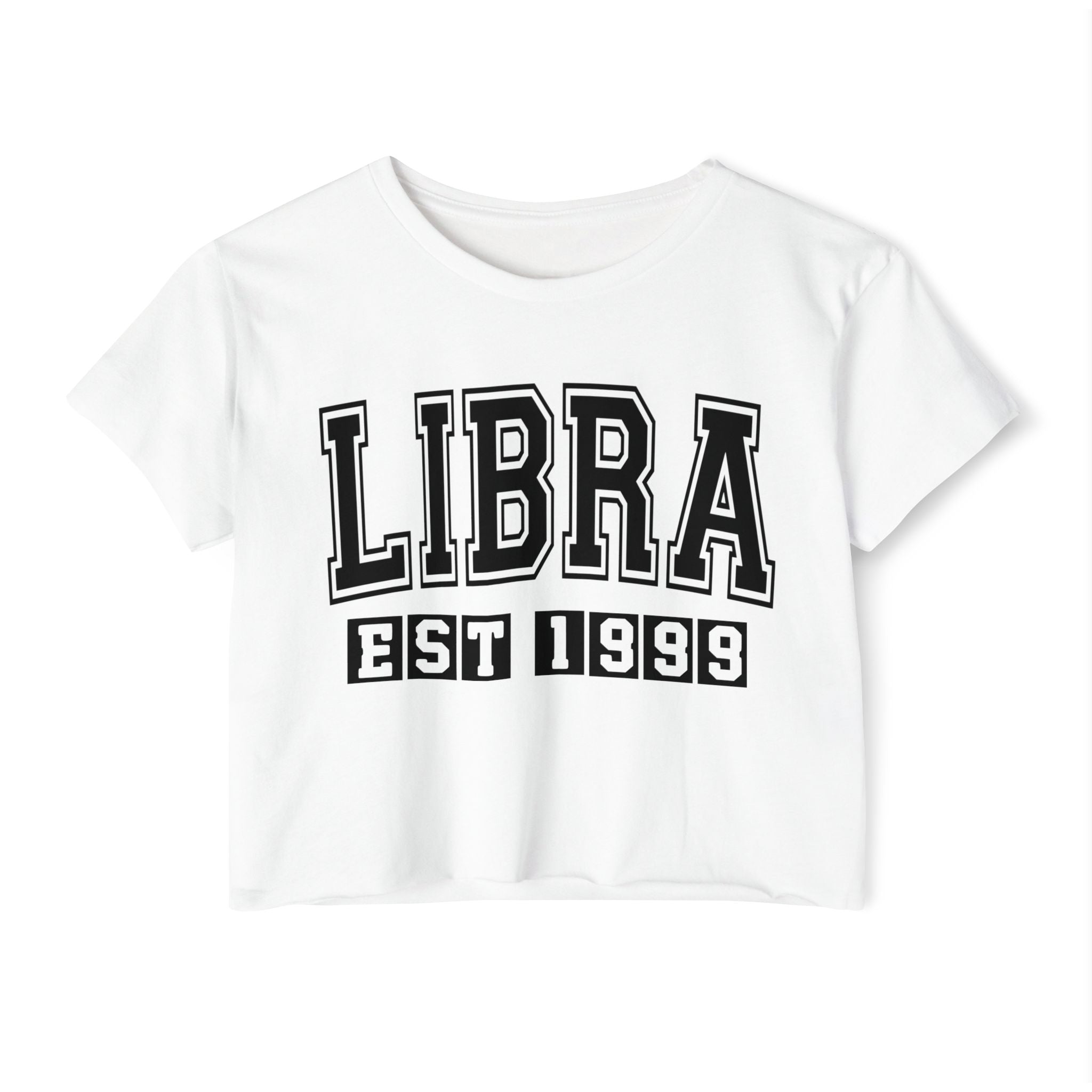 Libra EST (YEAR) Personalization -  Crop Top