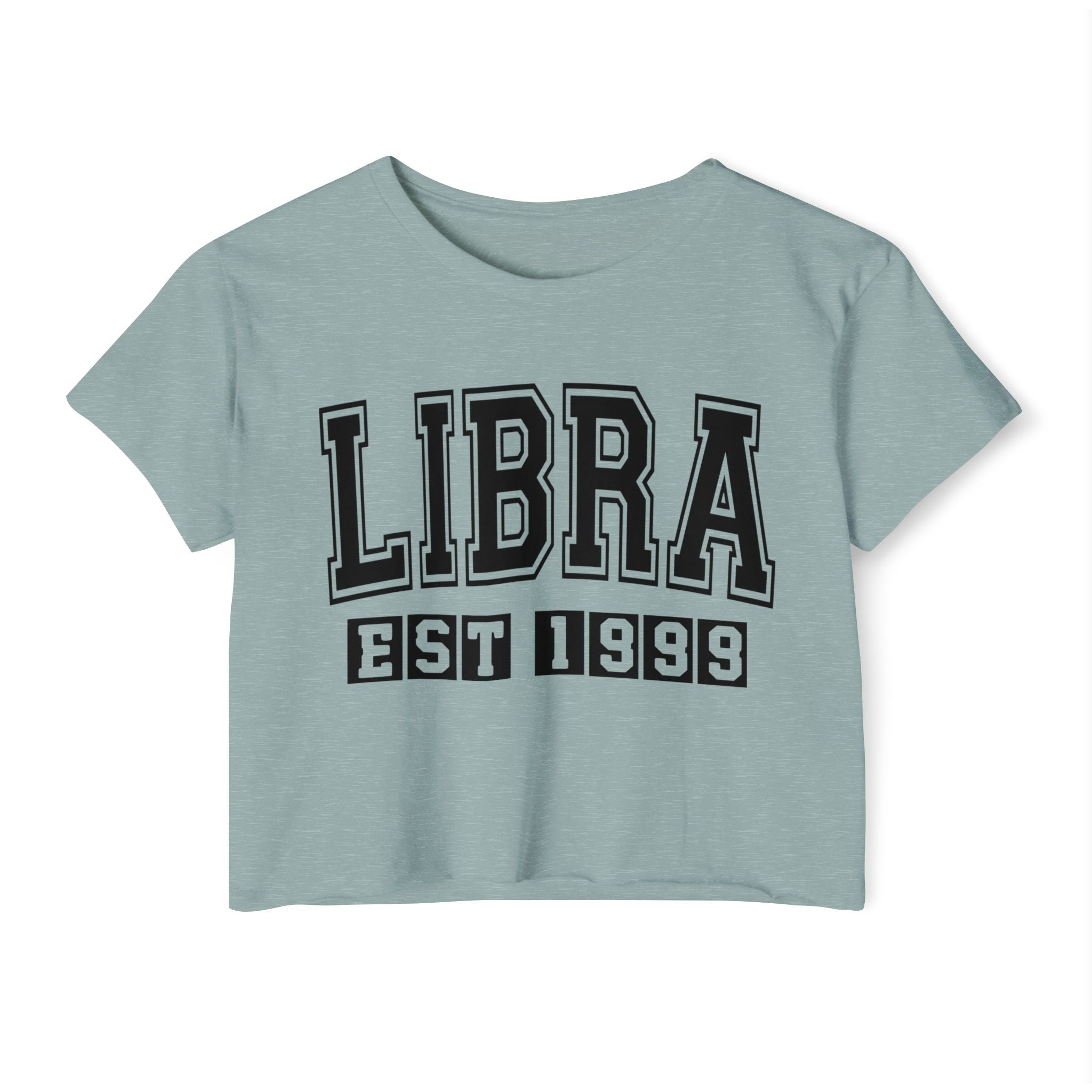 Libra EST (YEAR) Personalization -  Crop Top