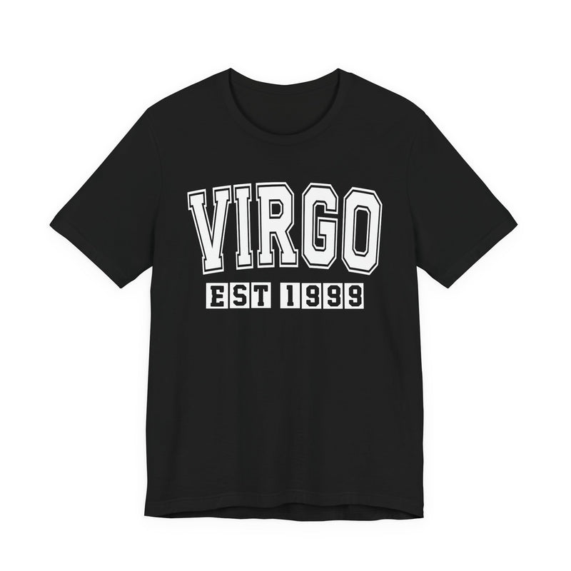 Virgo EST (YEAR) Personalization — Zodiac Birthday T-Shirt