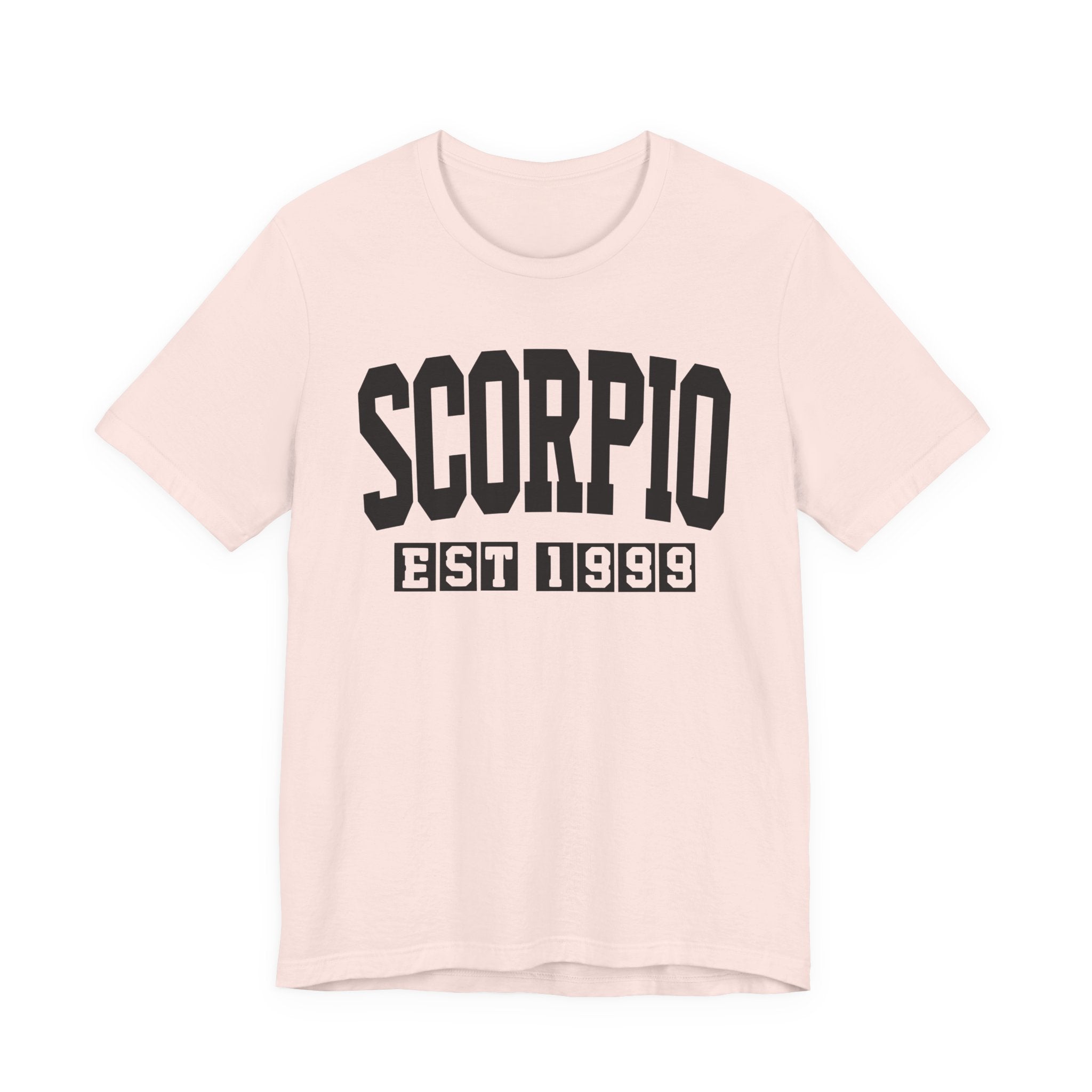 Scorpio EST (YEAR) Personalization — Zodiac Birthday Tee Shirt