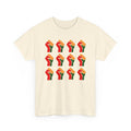 Raised Fist Pattern T‑Shirt — Pan-African Solidarity Graphic Tee