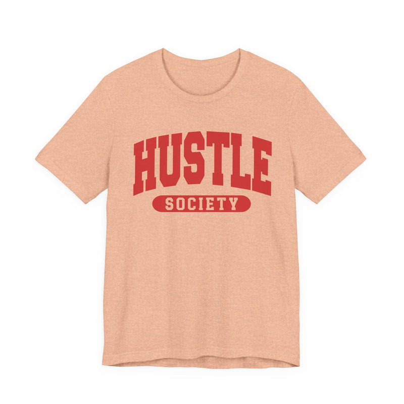 Hustle Society — Retro Collegiate T-Shirt