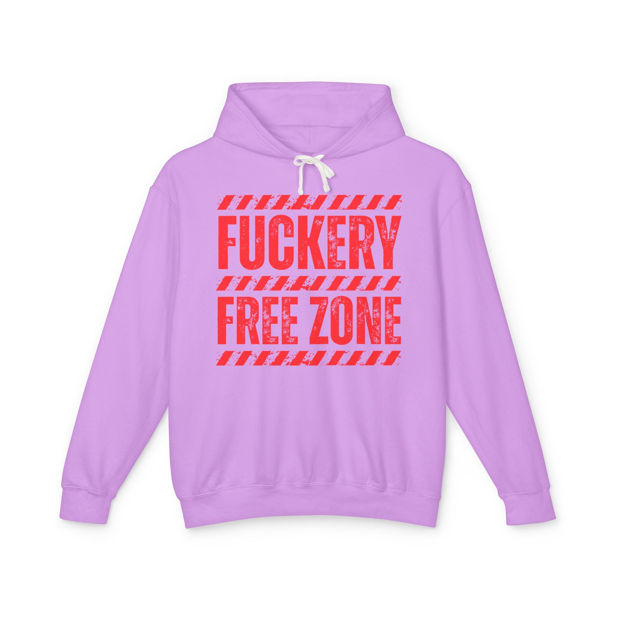 Fuckery Free Zone Hoodie — Funny Boundaries Hoodie
