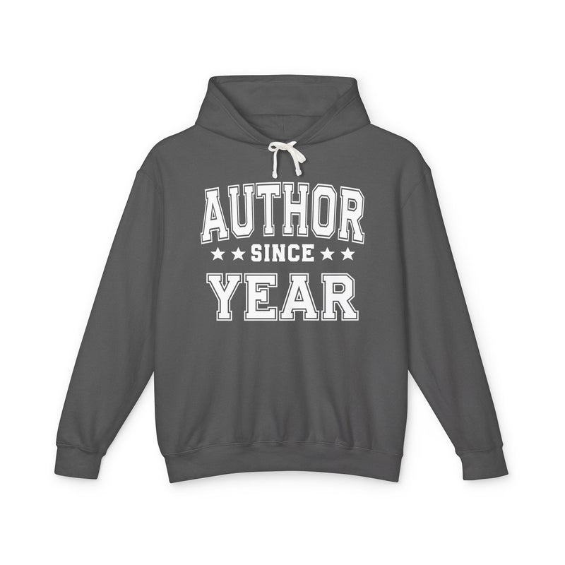 Author Since (Personalized Date) — Writer Author Milestone Hoodie
