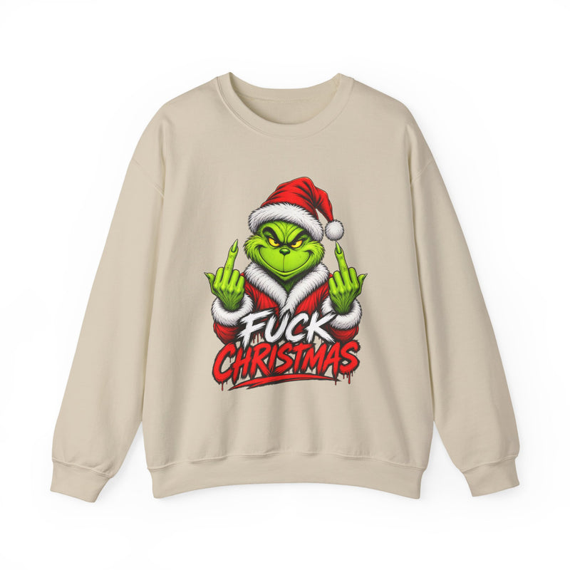 Grinch Fuck Christmas－Anti-Christmas Sweatshirt