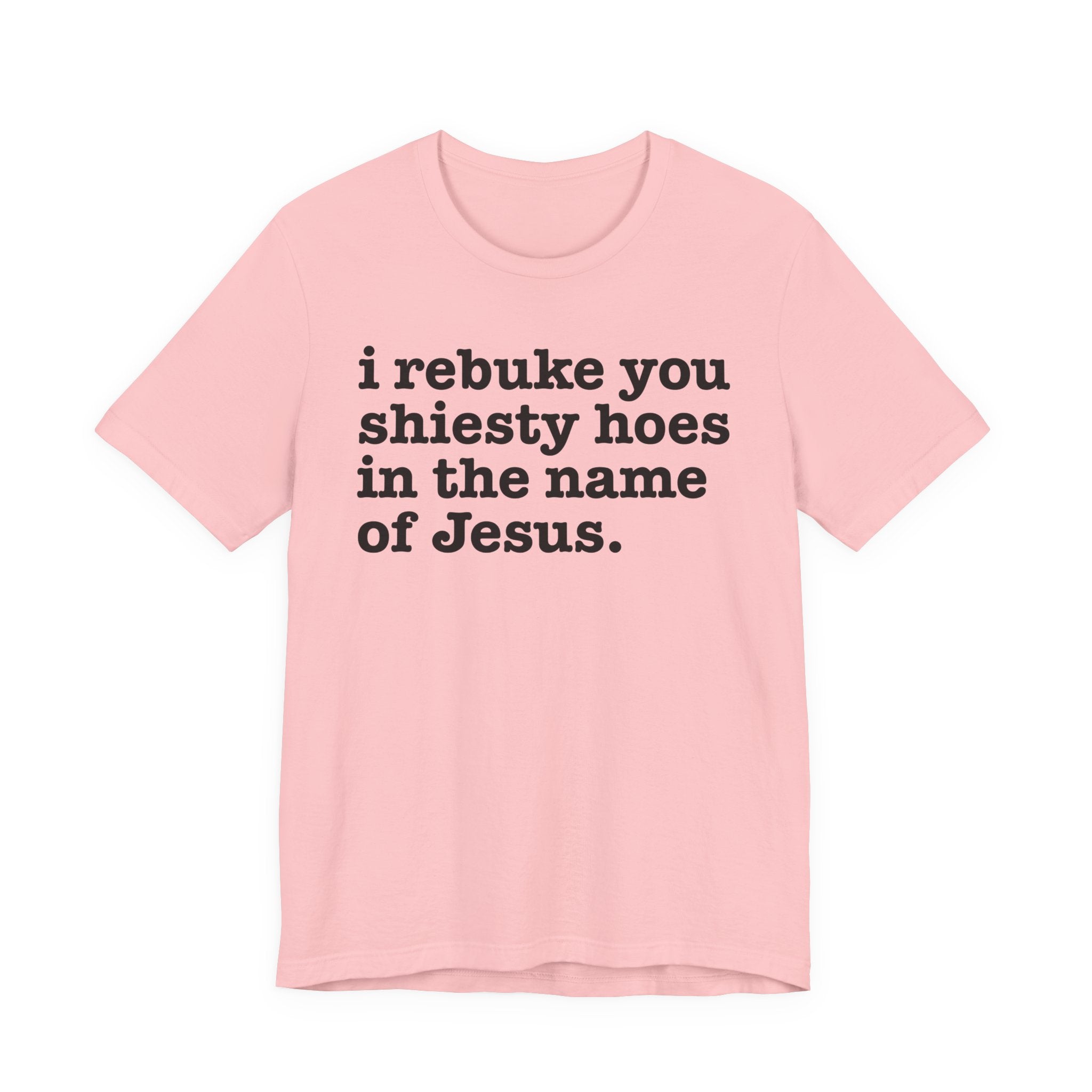 I Rebuke You Shiesty Hoes in the Name of Jesus — Christian Humor T-Shirt